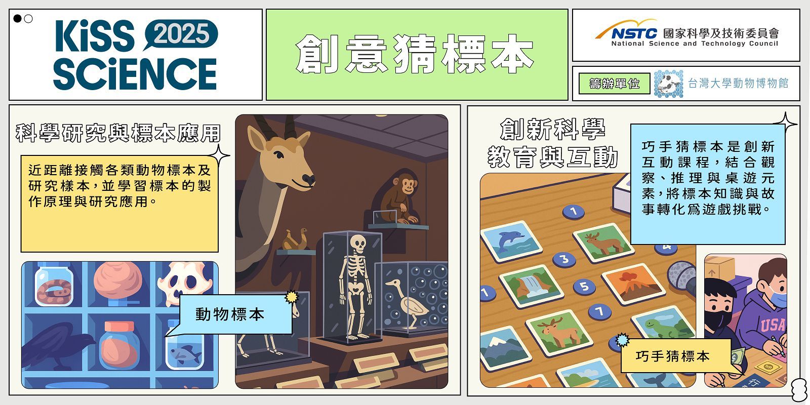  創意猜標本