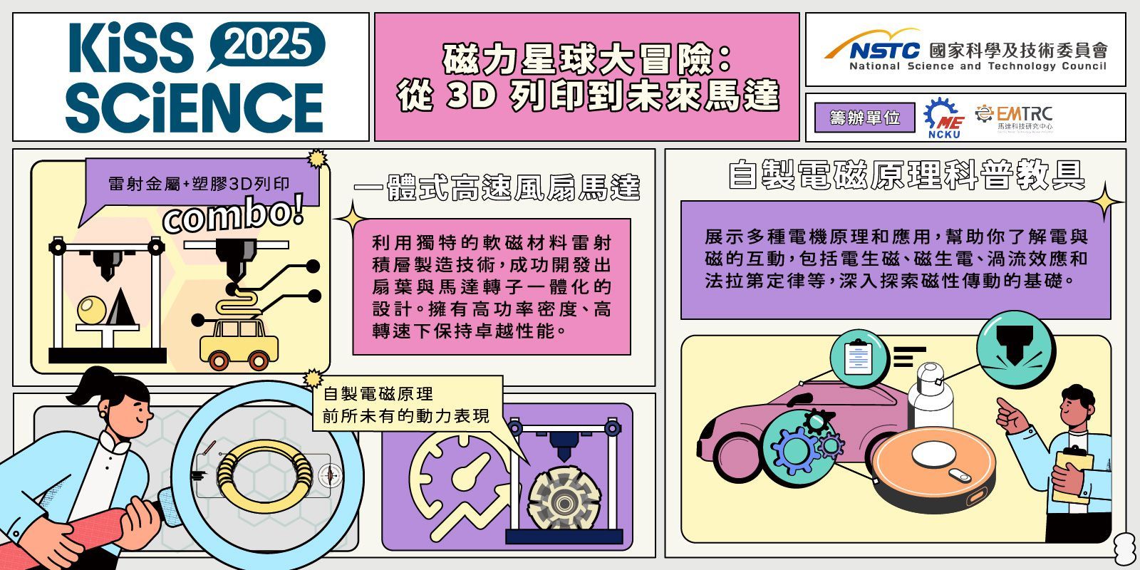  磁力星球大冒險：從 3D 列印到未來馬達
