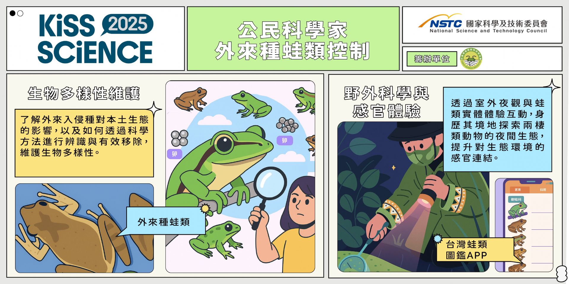  公民科學家 — 外來種蛙類控制